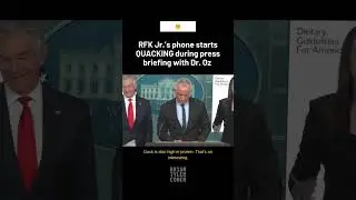 Телефон РФК-младшего начал КВАКАТЬСЯ во время пресс-конференции с доктором Озом.