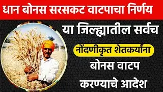 या जिल्ह्यातील शेतकऱ्यांना सरसकट धान बोनस वाटप | अपात्र शेतकऱ्यांना वाट बघावी लागणार | paddy bonus
