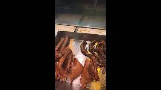 Real-Time Roast Goose Prep | Cleaver Action & Serving Workflow | Ambient Sounds