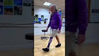 Symes Amputee Walking with a Prosthetic Leg: Socket Design
