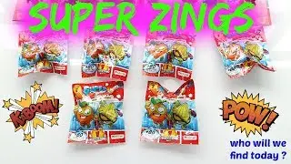 Super Zings blind bags (packets) unboxing