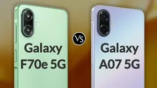 Samsung F70e vs Samsung A07 - Full Comparison