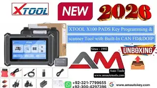 Распаковка XTOOL X100 PADS | Сканер для программирования ключей с поддержкой CAN FD и DOIP