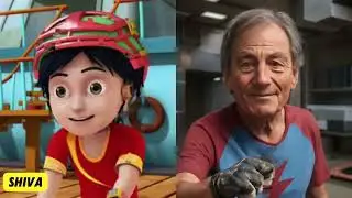 All Famous Cartoon Characters in Real But As Old Uncles