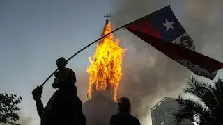Protestierende in Chile brennen Kirchen nieder | AFP