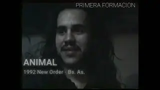 ANIMAL primera formacion - Gimenez, Zelazek y Anibal Alo - 1992 entrevista