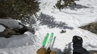 Skiing Cannonball Chute at Winter Park!