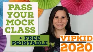 VIPKID Mock Class Tips with Printable Checklist: Pass the VIPKID mock class certification