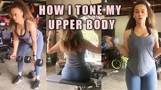 Upper Body Dumbbell Workout | Tone Upper Body | Weight Loss Journey 2020