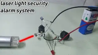 laser light security alarm system security alarm system/ Karan technical project