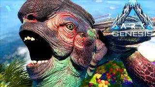 SUPER FÁCIL Domesticação+Habilidades do MEGACHELON Giant Turtle - ARK Genesis