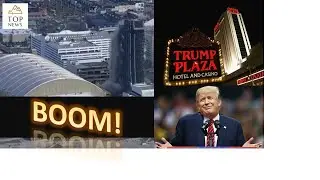 Отель и Казино &laquo;Трамп-Плаза&raquo; снесли в США | Trump Plaza Hotel and Casino imploded in Atlantic City