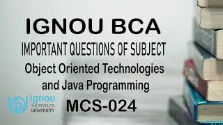 Java Programming Important Questions | MCS024 | How To Prepare Exam