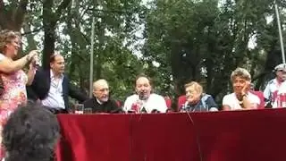 Vasco Rossi con Fernanda Pivano e don Gallo