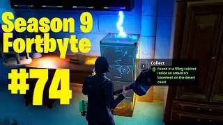 Fortnite - Fortbyte #74 Found in a filing cabinet inside an assassin's basement on the desert coast