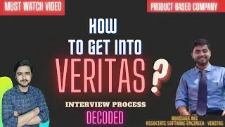 How To Get Into Veritas ⚡? I Interview Process Decoded I DSA Sheets ? I Ideal Resume for Veritas