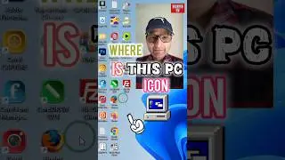 Show This PC icon  in windows system if hidden. #shorts