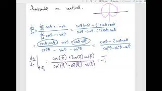 Math 151: Slopes, Horizontal, and Vertical Tangents with Polar Curves