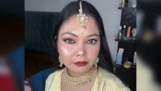 Kathak Makeup Look 🥰| Live Makeup Tutorial | #live #makeupartist #makeup #youtube 