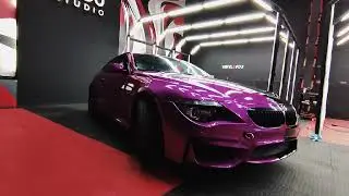 Оклейка two-face BMW 6 в пленку 3M