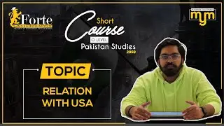 Relation with USA | Olevel Pakistan Studies | 2059/02 | Muhammad Yousuf Memon