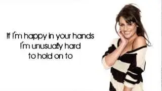Glee - Love Song (Lyrics)