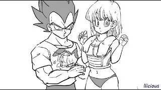 Swap Clothes || Vegeta x Bulma Comics