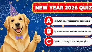 New Year 2026 Quiz 🎆 | Test Your Holiday Knowledge! 30 Questions Challenge ❄️🎁