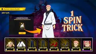 Sukuna Ring 1 Spin Trick 🤩 | Sukuna Ring Event Free Fire 🔥 | Ryomen Sukuna Bundle in Free Fire 😱
