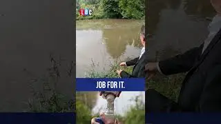 Feargal Sharkey tests the water to see how toxic the River Avon is | LBC