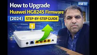 how to upgrade huawei hg8245 firmware  RM TECH INFO 2024 #tranding #shortvideo #firmware