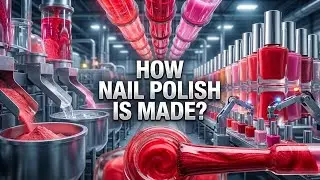 How Nail Polish Is Made 💅 | Inside a Massive Nail Polish Production Factory (Full Process)