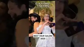 We won the best hair salon award 2025 #diamondawards #shorts