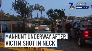 Manhunt underway after victim shot in neck in La Mesa | San Diego News Daily