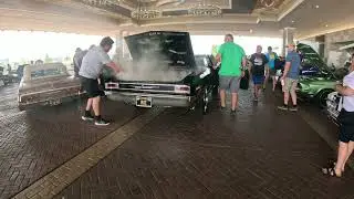Car Catches Fire at Hot August Nights 2024   Shocking Moment!