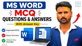 Ms word MCQ Question And Answers| SSC, Railway, Banking, CCC, Computer Exam 2025 I Prakash Sir 