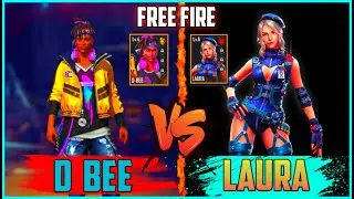 D BEE vs LOURA BEST CHARACTER IN FREE FIRE.