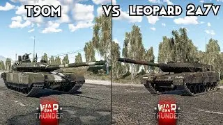 T90M VS Leopard 2A7V In War Thunder
