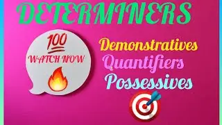 Determiners# Four Types# Determiners with Examples #Malayalm Explanation