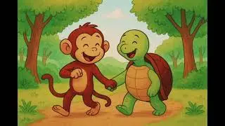हर किसी की ताकत अलग होती है | Monkey and Tortoise Story in Hindi