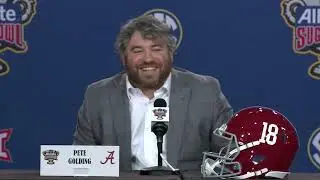 Pete Golding on preparing for the Sugar Bowl, coaching under Nick Saban, and his future at Alabama