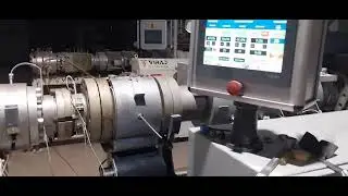 Dia180 PVC pipe production with pressure sizing method.