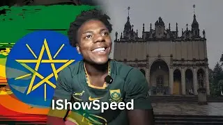 ISHOWSPEED  IN ETHIOPIAN ORTHODOX  CHURCH ስፒድ በቅድስት ሥላሴ  ካቴድራል ያደረገውን ተመልከቱ በካህናት አቀባበል ተደረገለት