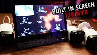 НАКОНЕЦ-ТО!! Доступная система NVR PoE со встроенным экраном