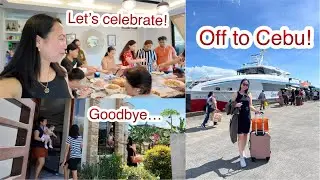 Saying goodbye to my Family! Back to Cebu!