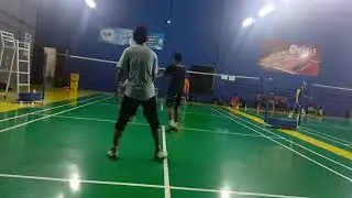 BADMINTON PB BALANSIA DEPOK - ALMON/FRANS VS CHANDRA/ANDRA