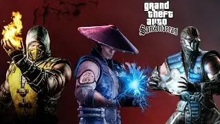 Lord Raider, Scorpion e Sub zero mod para GTA San Andreas Android