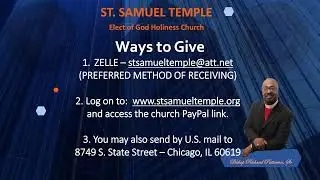 St Samuel Temple Worship Service 1-11-26