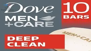 Dove MenCare  Deep Clean Body and Face Bar 4 oz 10 Bar