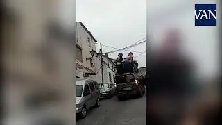 Un barrio de Jaén se salta el confinamiento y monta una concurrida fiesta en la calle